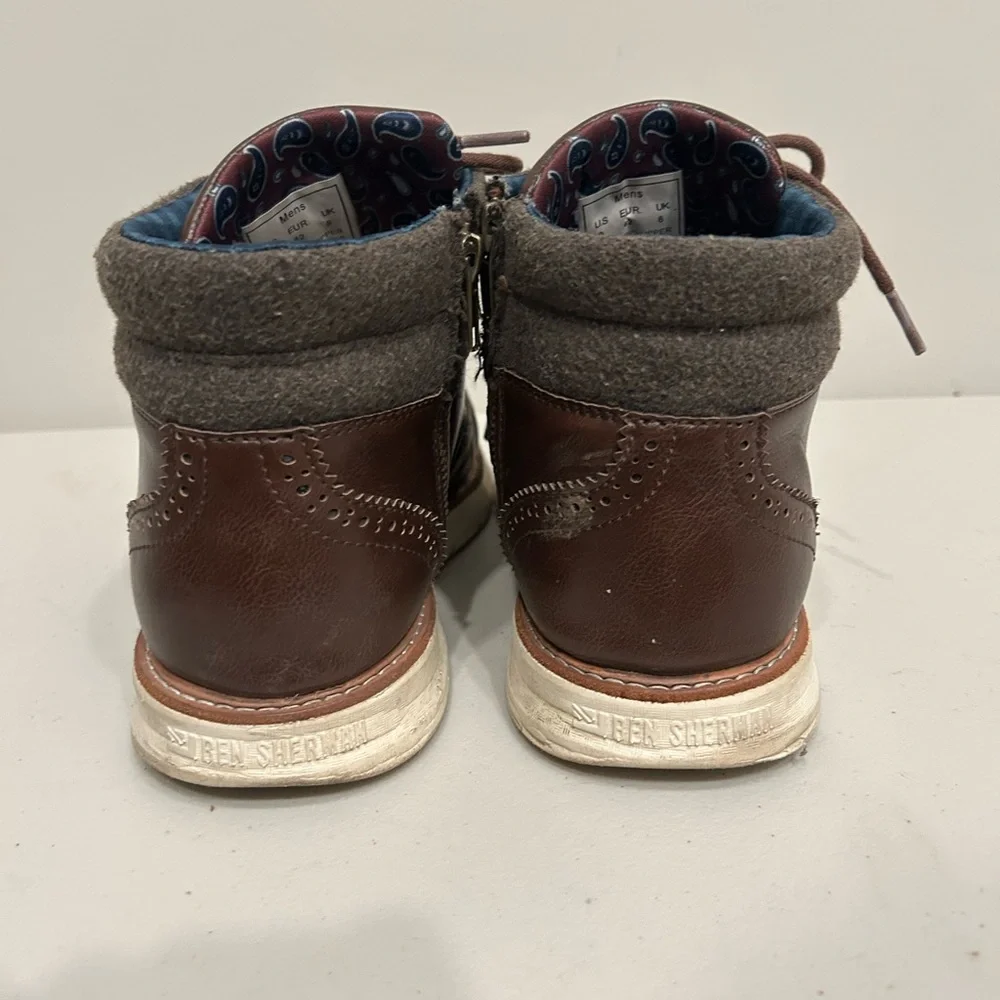 Ben Sherman® Nu Casual Wing Tip Boots